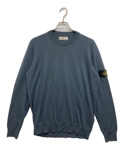 STONE ISLAND（ストーンアイランド）STONE ISLAND (ストーンアイランド) クルーネックニット グレー サイズ:Lの古着・服飾アイテム