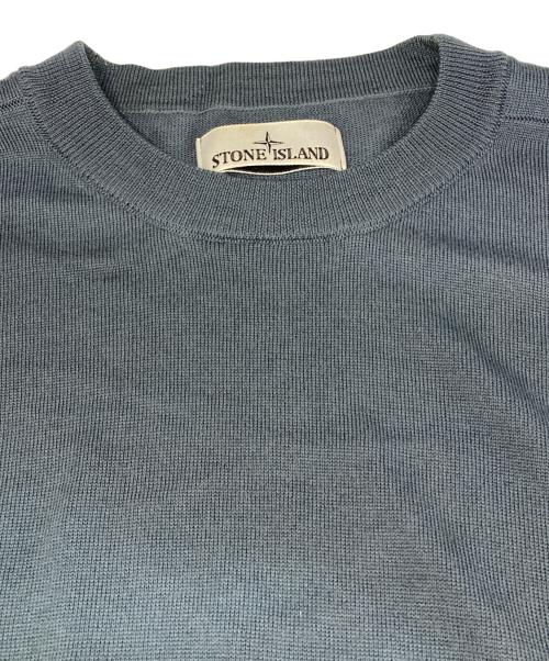 STONE ISLAND（ストーンアイランド）STONE ISLAND (ストーンアイランド) クルーネックニット グレー サイズ:Lの古着・服飾アイテム