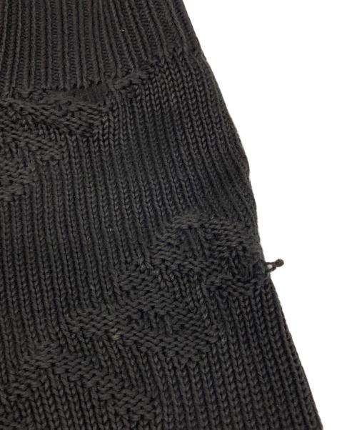 BALENCIAGA（バレンシアガ）BALENCIAGA (バレンシアガ) ロゴジャガードウールニット ブラック サイズ:Sの古着・服飾アイテム