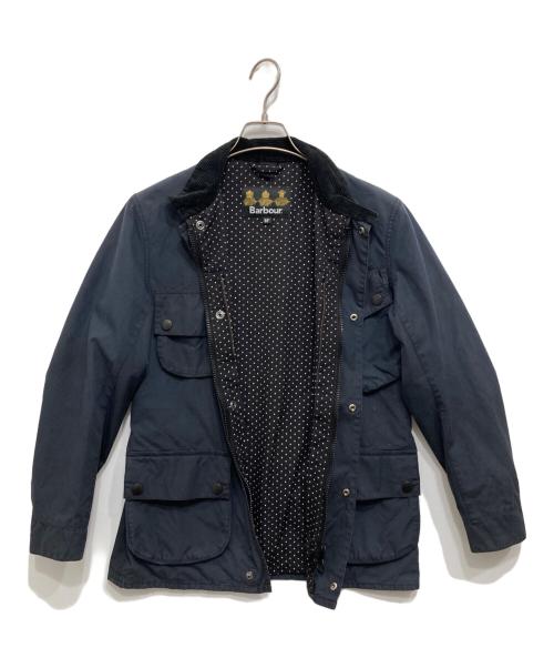Barbour（バブアー）Barbour (バブアー) SL INTERNATIONAL DOT/オイルド モーターサイクル ジャケット ネイビー×ブラック サイズ:36の古着・服飾アイテム