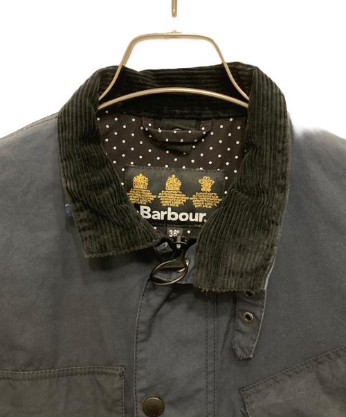 Barbour（バブアー）Barbour (バブアー) SL INTERNATIONAL DOT/オイルド モーターサイクル ジャケット ネイビー×ブラック サイズ:36の古着・服飾アイテム