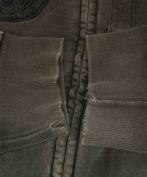 RRL（ダブルアールエル）RRL (ダブルアールエル) ジップパーカー グレー サイズ:Mの古着・服飾アイテム