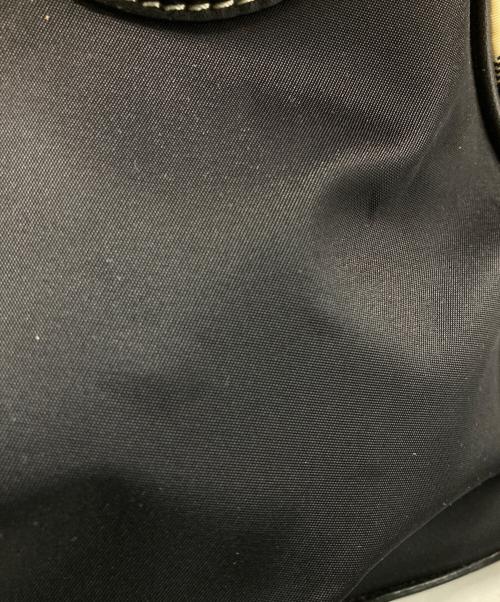 BURBERRY BLUE LABEL（バーバリー ブルー レーベル）BURBERRY BLUE LABEL (バーバリー ブルー レーベル) ノバチェック切替ナイロントートバッグ ブラックの古着・服飾アイテム