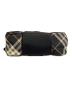中古・古着 BURBERRY BLUE LABEL (バーバリー ブルー レーベル) ノバチェック切替ナイロントートバッグ ブラック：18000円