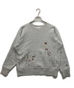 Champion×JOURNAL STANDARDチャンピオン×ジャーナルスタンダード）の古着「リバースウィーブ刺繍スプラッシュクルーネックスウェット」｜グレー