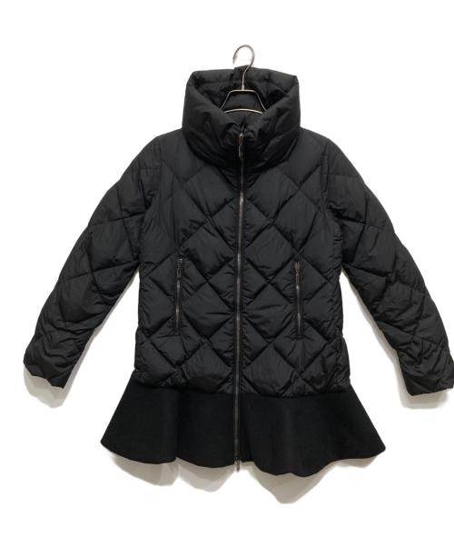 MONCLER（モンクレール）MONCLER (モンクレール) VOUGLANS/キルティングロングダウンジャケット ブラック サイズ:00の古着・服飾アイテム