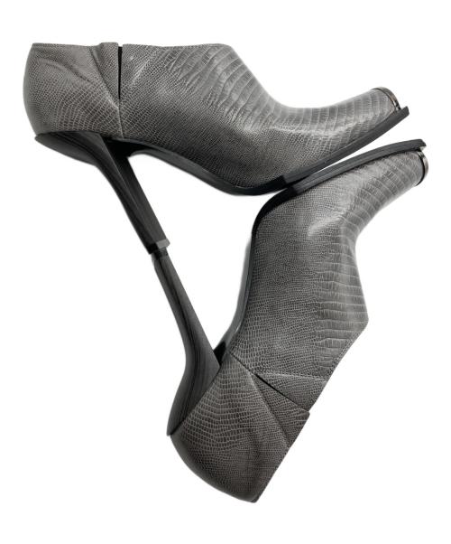 STELLA McCARTNEY（ステラマッカートニー）STELLA McCARTNEY (ステラマッカートニー) SCARPA MOCK ALLIGATOR グレー サイズ:37の古着・服飾アイテム