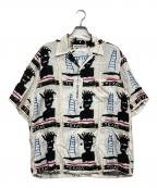 WACKO MARIA×Jean-Michel Basquiatワコマリア×ジャン ミシェル バスキア）の古着「HAWAIIAN SHIRT」｜ホワイト
