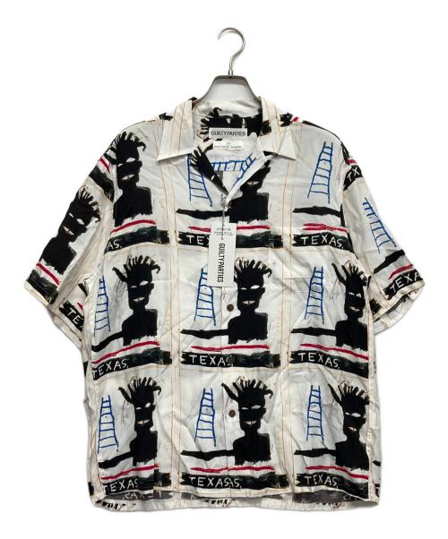 WACKO MARIA（ワコマリア）WACKO MARIA (ワコマリア) Jean-Michel Basquiat (ジャン ミシェル バスキア) HAWAIIAN SHIRT ホワイト サイズ:L 未使用品の古着・服飾アイテム