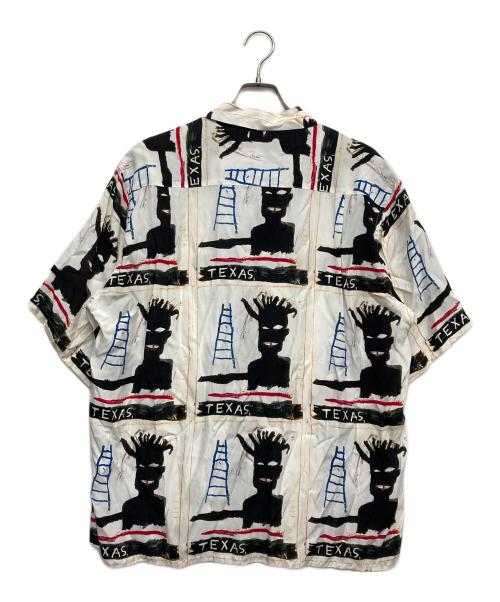 WACKO MARIA（ワコマリア）WACKO MARIA (ワコマリア) Jean-Michel Basquiat (ジャン ミシェル バスキア) HAWAIIAN SHIRT ホワイト サイズ:L 未使用品の古着・服飾アイテム
