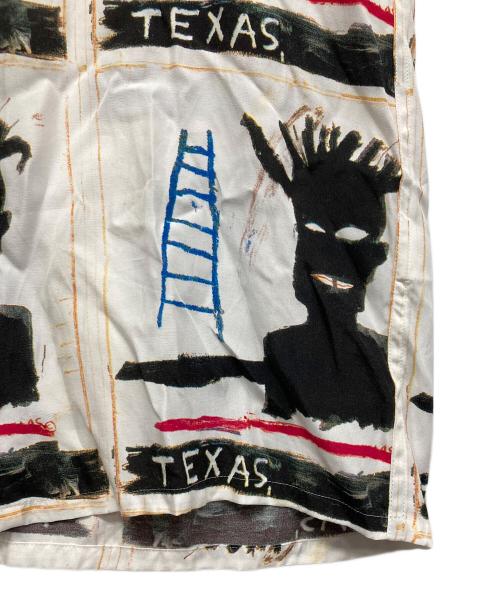WACKO MARIA（ワコマリア）WACKO MARIA (ワコマリア) Jean-Michel Basquiat (ジャン ミシェル バスキア) HAWAIIAN SHIRT ホワイト サイズ:L 未使用品の古着・服飾アイテム
