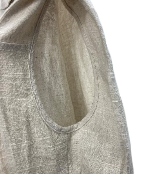 ETRE TOKYO（エトレトウキョウ）ETRE TOKYO (エトレトウキョウ) フロントファスナーボックスオールインワン ベージュ サイズ:SIZE Sの古着・服飾アイテム