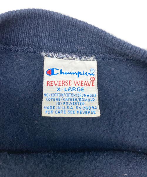 Champion REVERSE WEAVE（チャンピオン リバース ウィーブ）Champion REVERSE WEAVE (チャンピオン リバース ウィーブ) 90's　Champion REVERSE WEAVE　SWEAT  ネイビー サイズ:SIZE XL　の古着・服飾アイテム