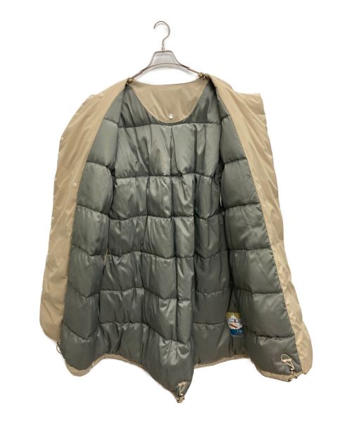 F/CE.（エフシーイー）F/CE. (エフシーイー) NANGA (ナンガ) FT LONG DOWN COAT ベージュ サイズ:Sの古着・服飾アイテム