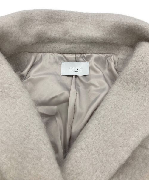 ETRE TOKYO（エトレトウキョウ）ETRE TOKYO (エトレトウキョウ) ウールシャギーチェスターコート ホワイト サイズ:Mの古着・服飾アイテム