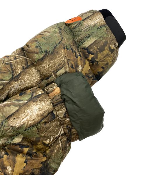 HERON PRESTON（ヘロンプレストン）HERON PRESTON (ヘロンプレストン) ツリーカモダウンジャケット カーキ サイズ:XLの古着・服飾アイテム