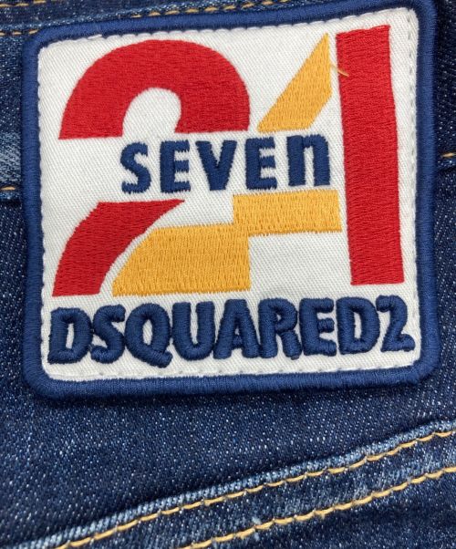 DSQUARED2（ディースクエアード）DSQUARED2 (ディースクエアード) DARK CLEAN WASH JINNY Jeans インディゴ サイズ:SIZE 34の古着・服飾アイテム