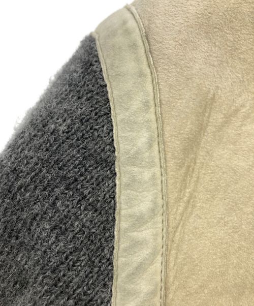 Maison Margiela（メゾンマルジェラ）Maison Margiela (メゾンマルジェラ) 袖切替ムートンジャケット ベージュ サイズ:46の古着・服飾アイテム