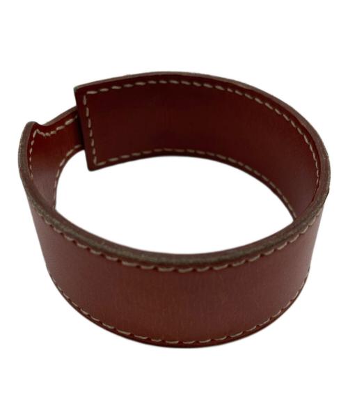 HERMES（エルメス）HERMES (エルメス) アルテミス レザーブレスレット ブラウン サイズ:SIZE Freeの古着・服飾アイテム