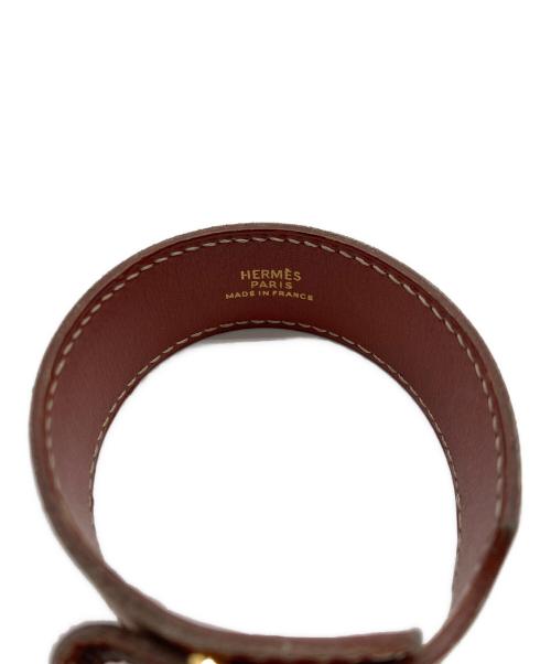 HERMES（エルメス）HERMES (エルメス) アルテミス レザーブレスレット ブラウン サイズ:SIZE Freeの古着・服飾アイテム