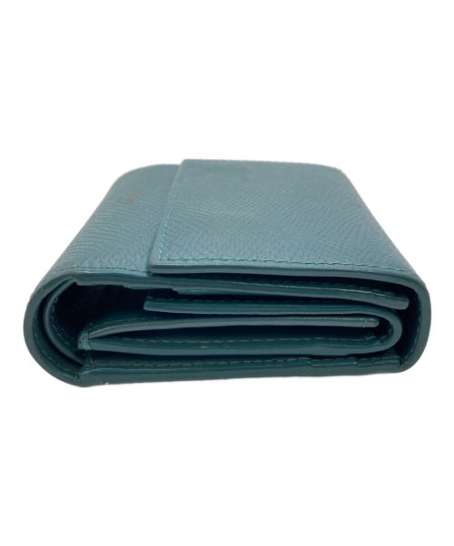 CELINE（セリーヌ）CELINE (セリーヌ) スモールトリフォールドウォレット ブルーの古着・服飾アイテム