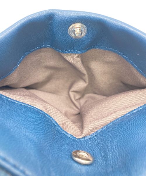 BOTTEGA VENETA（ボッテガベネタ）BOTTEGA VENETA (ボッテガベネタ) イントレチャートコインケース ネイビーの古着・服飾アイテム