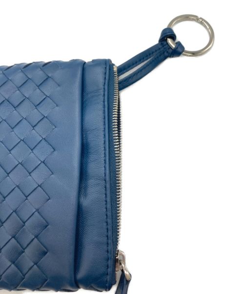 BOTTEGA VENETA（ボッテガベネタ）BOTTEGA VENETA (ボッテガベネタ) イントレチャートコインケース ネイビーの古着・服飾アイテム