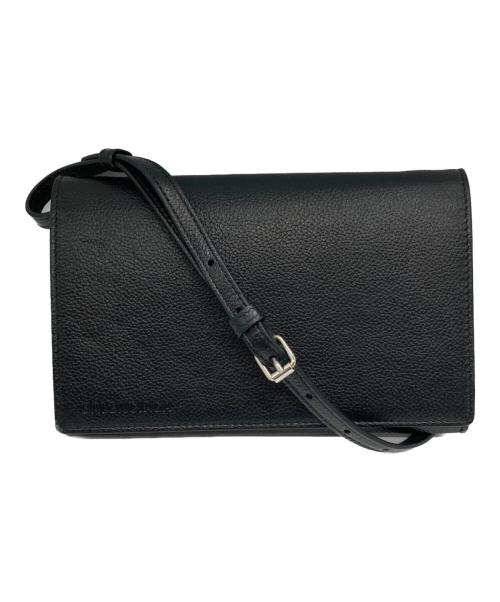 BALENCIAGA（バレンシアガ）BALENCIAGA (バレンシアガ) Small Logo Crossbody Bag/スモールロゴクロスボディーバッグ ブラックの古着・服飾アイテム