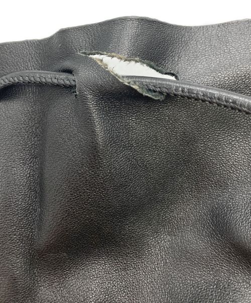 JIL SANDER（ジルサンダー）JIL SANDER (ジルサンダー) ドローストリング巾着バッグ ブラックの古着・服飾アイテム