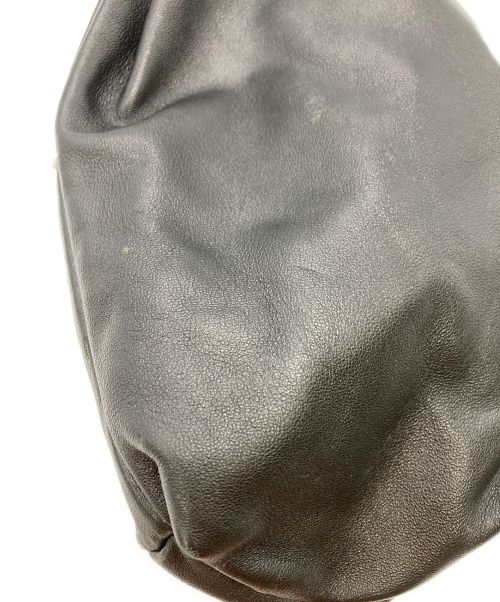 JIL SANDER（ジルサンダー）JIL SANDER (ジルサンダー) ドローストリング巾着バッグ ブラックの古着・服飾アイテム