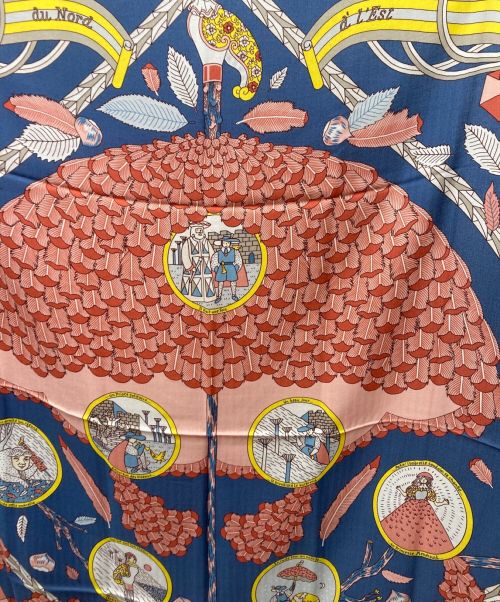 HERMES（エルメス）HERMES (エルメス) カレジェアン ブルー×レッドの古着・服飾アイテム