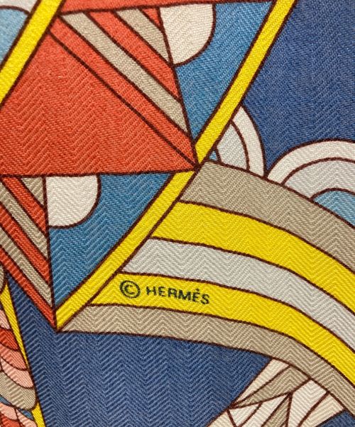 HERMES（エルメス）HERMES (エルメス) カレジェアン ブルー×レッドの古着・服飾アイテム