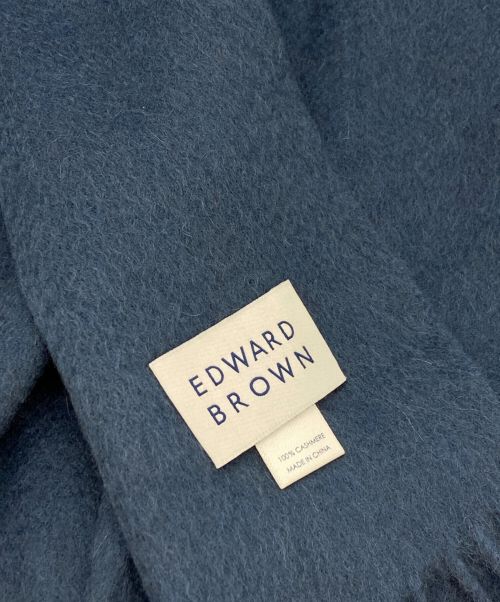 Edward Green（エドワードグリーン）Edward Green (エドワードグリーン) カシミヤ大判ストール ネイビーの古着・服飾アイテム