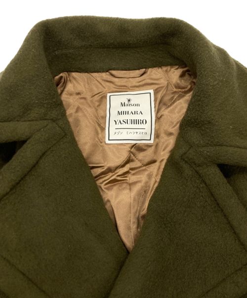 Maison MIHARA YASUHIRO（メゾン ミハラ ヤスヒロ）Maison MIHARA YASUHIRO (メゾン ミハラ ヤスヒロ) Wool Long Coat カーキ サイズ:SIZE 36の古着・服飾アイテム