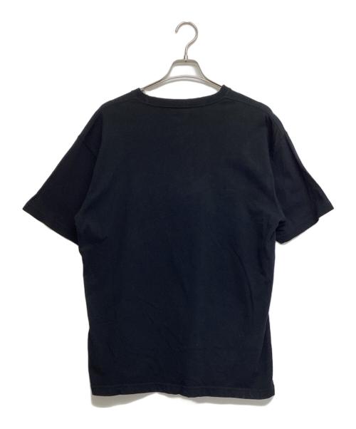 New Era（ニューエラ）New Era (ニューエラ) YOHJI YAMAMOTO (ヨウジヤマモト) METALLIC GOLD SIGNATURE SS TEE ブラック サイズ:XXLの古着・服飾アイテム
