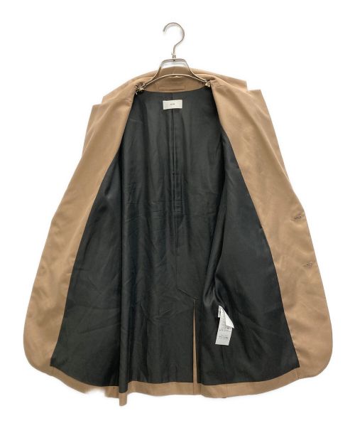 ATON（エイトン）ATON (エイトン) NIDOM SILK TAILORED JACKET ブラウン サイズ:06の古着・服飾アイテム