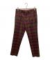 BERNARD ZINS（ベルナール ザンス）の古着「チェックパンツ」｜レッド