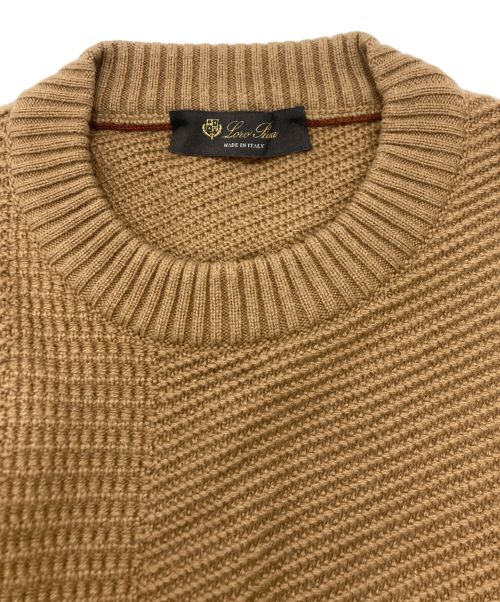 LORO PIANA（ロロピアーナ）LORO PIANA (ロロピアーナ) カシミヤニット ブラウン サイズ:50の古着・服飾アイテム