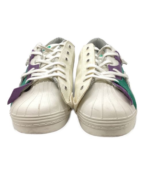 KOLOR（カラー）KOLOR (カラー) カウハイド×ハンプ SNEAKERS アイボリー×グレー サイズ:不明の古着・服飾アイテム