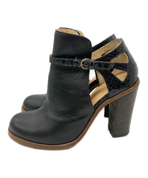 MM6 Maison Margiela（エムエムシックスメゾンマルジェラ）MM6 Maison Margiela (エムエムシックス メゾンマルジェラ) サンダル ブラック サイズ:SIZE 37の古着・服飾アイテム