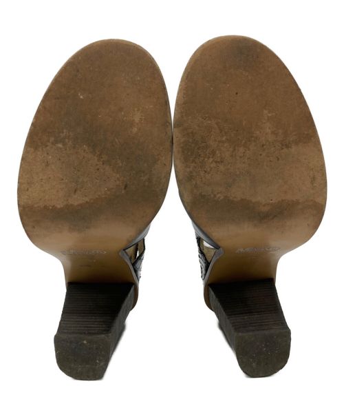 MM6 Maison Margiela（エムエムシックスメゾンマルジェラ）MM6 Maison Margiela (エムエムシックス メゾンマルジェラ) サンダル ブラック サイズ:SIZE 37の古着・服飾アイテム