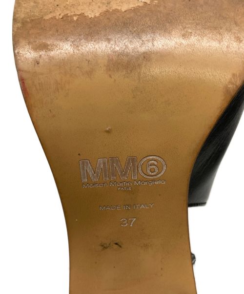 MM6 Maison Margiela（エムエムシックスメゾンマルジェラ）MM6 Maison Margiela (エムエムシックス メゾンマルジェラ) サンダル ブラック サイズ:SIZE 37の古着・服飾アイテム