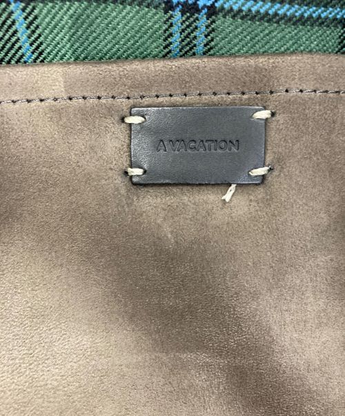 A VACATION（ア ヴァケーション）A VACATION (アヴァケーション) VAST M タータン グリーン×ブラックの古着・服飾アイテム