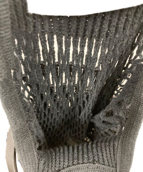 PETIT KOURAJ（プティコラージュ）PETIT KOURAJ (プティコラージュ) フリンジショルダーバッグ ブラックの古着・服飾アイテム