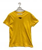 OFFWHITEオフホワイト）の古着「MIRKO LOGOプリントTシャツ」｜イエロー