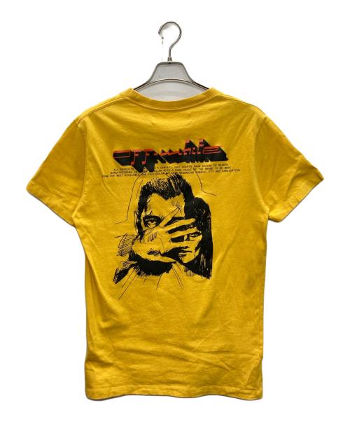 OFFWHITE（オフホワイト）OFFWHITE (オフホワイト) MIRKO LOGOプリントTシャツ イエロー サイズ:SIZE Sの古着・服飾アイテム
