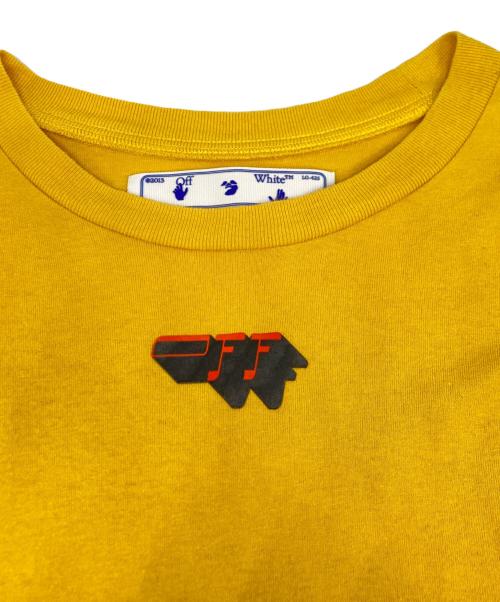 OFFWHITE（オフホワイト）OFFWHITE (オフホワイト) MIRKO LOGOプリントTシャツ イエロー サイズ:SIZE Sの古着・服飾アイテム