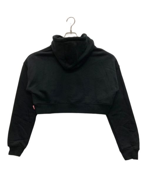 THE BLACK EYE PATCH（ブラックアイパッチ）THE BLACK EYE PATCH (ブラックアイパッチ) OG LABEL CROPPED HOODIE ブラック サイズ:SIZE 1の古着・服飾アイテム