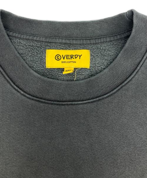 VERDY（ヴェルディ）VERDY (ヴェルディ) UNION (ユニオン) コラボプリントスウェット ブラック サイズ:SIZE XLの古着・服飾アイテム