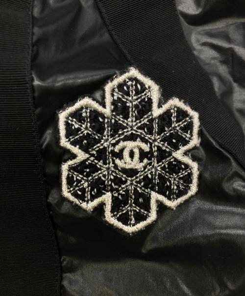 CHANEL（シャネル）CHANEL (シャネル) ナイロンギャザーコート ブラック サイズ:SIZE 36の古着・服飾アイテム